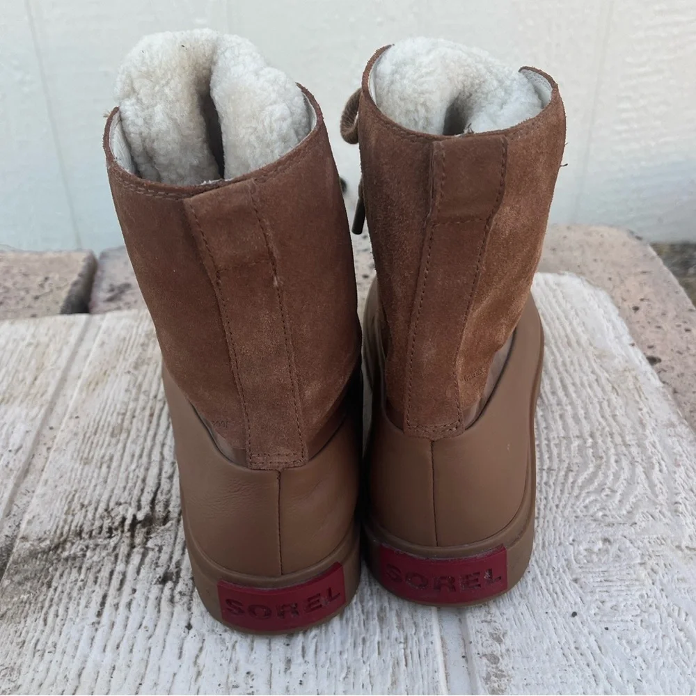Sorel Women's Joan of Arctic Next Lite Tan Boots size 9